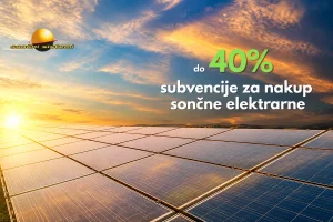 subvencija za sončno elektrarno
