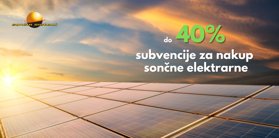 subvencija za sončno elektrarno